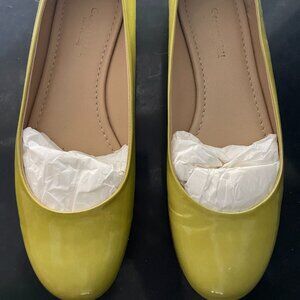 Garnet Hill Patent Leather Ballet-Style Flats (Size 6.5)